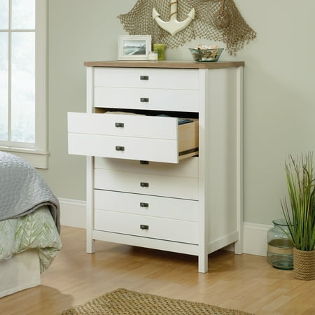 Sauder Cottage Road 4 Drawer Chest Soft White Finish Walmart Com
