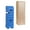 Blue, variant on WE Games Wood Block Stacking Party Game that Tumbles Down - 12 in. Wooden Box - 54 Blocks