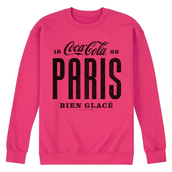 Coca-Cola - Paris Bien Glace - Men's Crew Neck Fleece Pullover