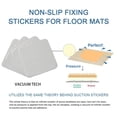 thumbnail image 2 of Greyghost Non Slip Rug Pads Gripper, for Hardwood Floors Any Hard Surface Floors, Anti Curling Rug Pad, Keep Your Rugs Safe and in Place, 4 Pcs, 2 of 10