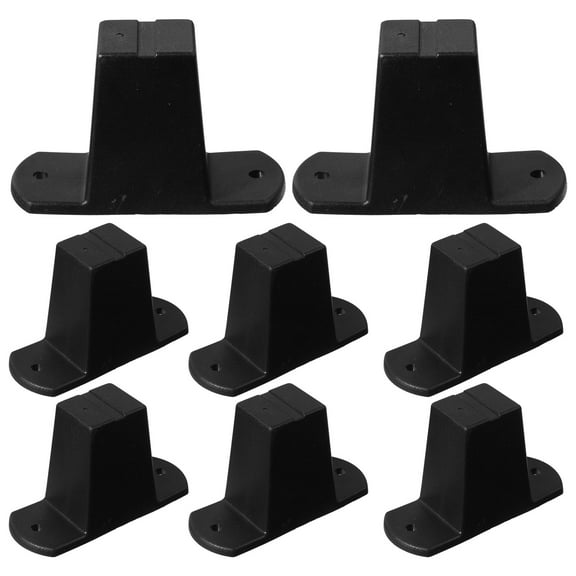 WEUVEB 8Pcs Sleek Appearance Luggage Feet Replacement Parts for Travel and Luggage Repair 1.7x2.0x1.2in