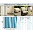 thumbnail image 6 of Soimoi Stripe Print Waterproof Fabric | Outdoor Material By 5 Yard | Tear-Resistant, UV Safe | Great for Bags, Rainwear, Covers & Curtains, Awning Cover Cloth - Blue, 6 of 7