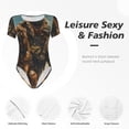 thumbnail image 5 of Lsque desert Man Shepherd Dog Women's Crew Neck Short Sleeve Bodysuit Basic T Shirts Tops Onesie Adult Cute Pajama-X-Large, 5 of 8