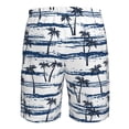 thumbnail image 6 of Naloa Retro Coconut Tree Men's Beach Shorts, Surfing shorts, Swim trunks, Quick Dry Swim Trunks for Surfing Beach Fun - XX-Large, 6 of 9