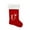 U, variant on Wadada 18 Inch Large Monogram Stocking Red Christmas Initial Letter J Cable Knit Stockings with White Cuffs Cute Xmas Alphabet Decorations for Home Family Fireplace Hanging Gifts DIY Decor