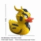 thumbnail image 5 of Dragon Duck Gothic Duck Statue, Hand-Painted Cool Resin Dragon Duck Figure Yellow Dragon Duck Garden Statue Decoration, 8cm, 5 of 5