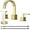 Brushed Gold, variant on 3 Hole Widespread Brushed Nickel Bathroom Faucet,Modern Waterfall 8 inch 2 Handle Bathroom Sink Faucet Vanity Bathroom Faucet for Sink 3 Hole with Pop Up Drain and Water Supply Lines