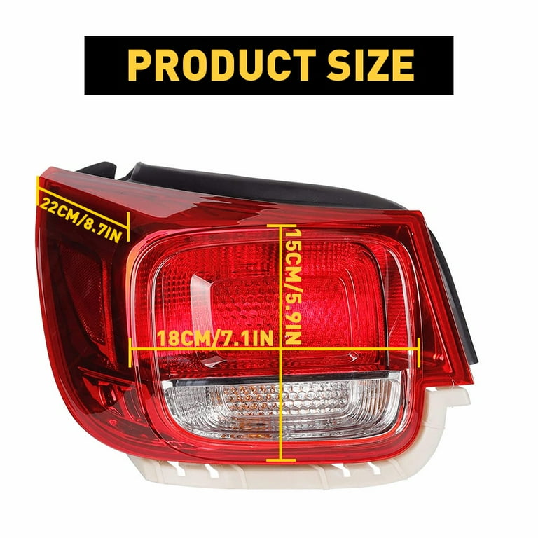 Fit For 2013 2014 2015 Chevy Malibu LS LT Eco Non-LED Tail Light Brake Lamp - Foto 4