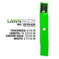 thumbnail image 2 of LawnRAZOR Blade for John Deere GX325 LX188 44-inch Deck M119799 Mulching 3 Pack 810-CBL2611D, 2 of 6