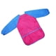 thumbnail image 2 of Delantal impermeable de manga larga para niños, arte para niños, pintura para cocinar, bata de alimentación, L, rosa roja kenally HA5522-11B, 2 of 6