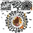 thumbnail image 4 of Halloween Spiderweb Insulated Placemats Set of 10, 10-inch Round Decorative Drying Mats for Holiday Party Table Decor, 4 of 5