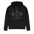 thumbnail image 4 of Sudadera con capucha para hombre, estilo casual, con cuello redondo, estampado, manga larga, blusa de poliéster, 4 of 5