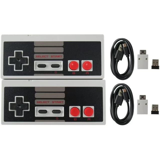2pcs Wireless Controller Gamepad for XYCCA Mini Classic Edition NES Console