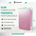 thumbnail image 2 of ChargeWorx 3-in-1 Wireless Charger, Foldable Magnetic Charging Station with 15-Watt Fast Charging, Compatible with iPhone, Samsung, and Other Phones, Smartwatches, and Headphones, Pink, 2 of 7