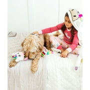 LazyOne Unicorn Squeaky Dog Toy, Soft Crinkle Toy for Dogs