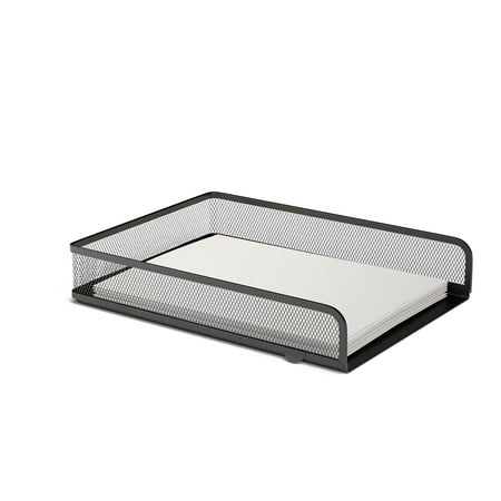 UPC: 0718103359573 | TRU RED Front Load Stackable Metal Letter Tray TR57566-CC