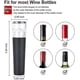 thumbnail image 4 of Wine Stoppers, 6 Pack Vacuum Wine Stopper, Reusable Wine Bottle Stoppers With Built-in Vacuum Pump Leakproof Wine Bottle Sealer Silicone Caps, Air Rem, 4 of 5