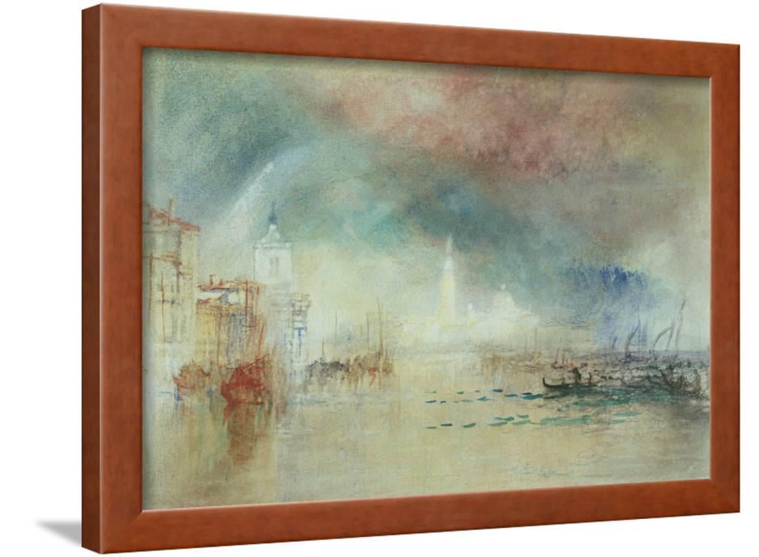 View Of Venice From La Giudecca Framed Print Wall Art By J M W