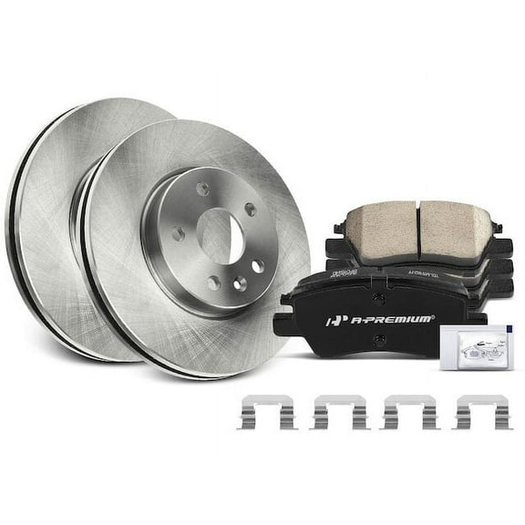 Front Brake Pad and Rotor Kit 6 - Compatible with 2016 - 2019 Chevy Cruze 2017 2018