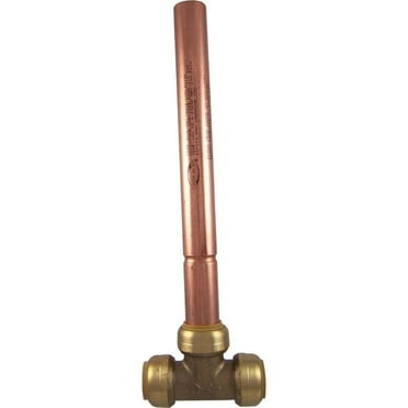 SharkBite Brass 3/4 in. Push-to-Connect Tee Pipe Fittings for Water Hammer Arrestor