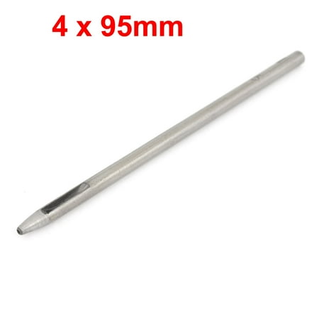 Unique Bargains Leatherworking 1mm Inner Diameter Hollow Hole Punch Cutter Tool Silver Gray
