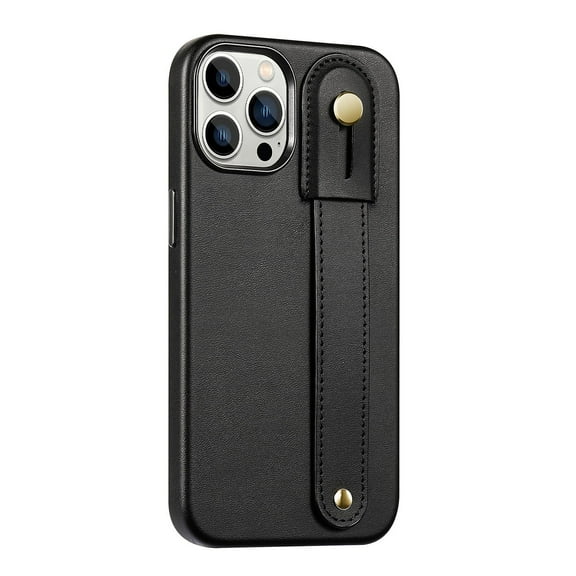 SaharaCase FingerGrip Series Case with Strap for Apple iPhone 13 Pro Black (CP00155)