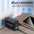 thumbnail image 5 of 20W USB C PD Wall Charger,Dual Ports Fast Charging Block,QC 3.0 Power Adapter Universal-1Pack, 5 of 12