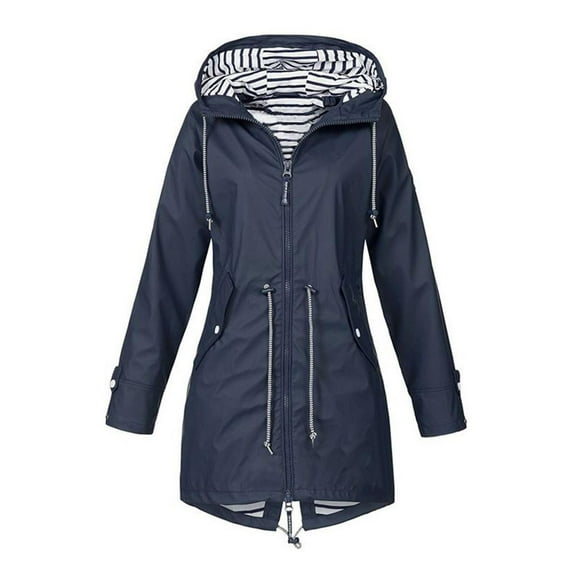 Chaqueta de Mujer Hugo Impermeable Verde 5XL Rompevientos