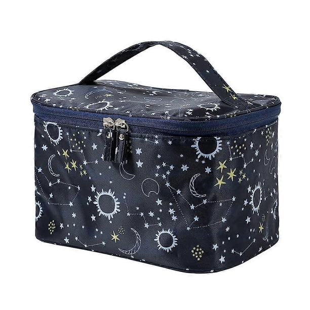 Makeup Bag Cosmetic Bags for Women Travel Makeup Organizer Case, Starry Sky