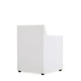 thumbnail image 5 of Manhattan Comfort Anna 19.69" Square Faux Leather Dining Armchair in Cream, 5 of 11