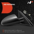 thumbnail image 3 of A-Premium Passenger Side Power Door Mirror - Compatible with Chevrolet Impala 2006-2013, Impala Limited 2014-2016 - Heated Non-Folding Black Outside Rear View Mirror - Replace# 20759198, 3 of 8