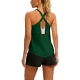 thumbnail image 2 of YanHoo Plus Size Workout Tank Tops for Women Sleeveless Solid Color Halter Shirts Summer Casual Yoga Gym Athletic Tee, 2 of 7