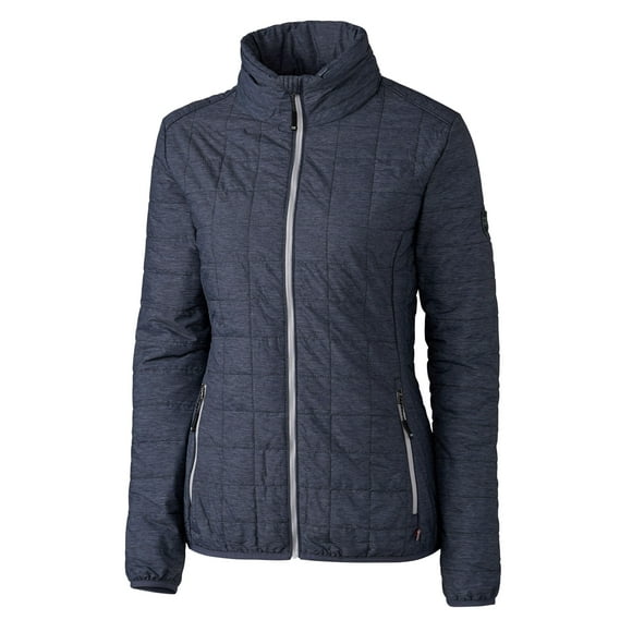 Cutter & Buck Rainier PrimaLoftÂ® Veste Matelassée Éco Isolée à Fermeture Éclair Complète pour Femmes
