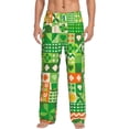 thumbnail image 2 of Lsque St Patrick's Day6 Print Men's Pajama Pants, Lounge Pant - Comfortable Home Wear,Elastic Waistband, Stylish Design-X-Large, 2 of 9