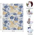 thumbnail image 4 of Pioneer Flower Blanket,Comfortable Soft Flannel Throw Blanket,All Season,Warm Lightweight Blankets for Sofa Bed Couch Living Room Chair,30"x40"(80x100cm), 4 of 4