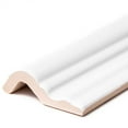 thumbnail image 5 of The Tile Life Blecker White Polished Ceramic Chair Rail Tile, 2 x 6 in, 20-Piece, 5 of 5