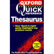 The Oxford Quick Reference Thesaurus, Used [Paperback]