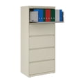 thumbnail image 6 of Hirsh 30-in Wide HL10000 Series Metal 5 Drawer Lateral File Cabinet Putty/Beige, 6 of 10