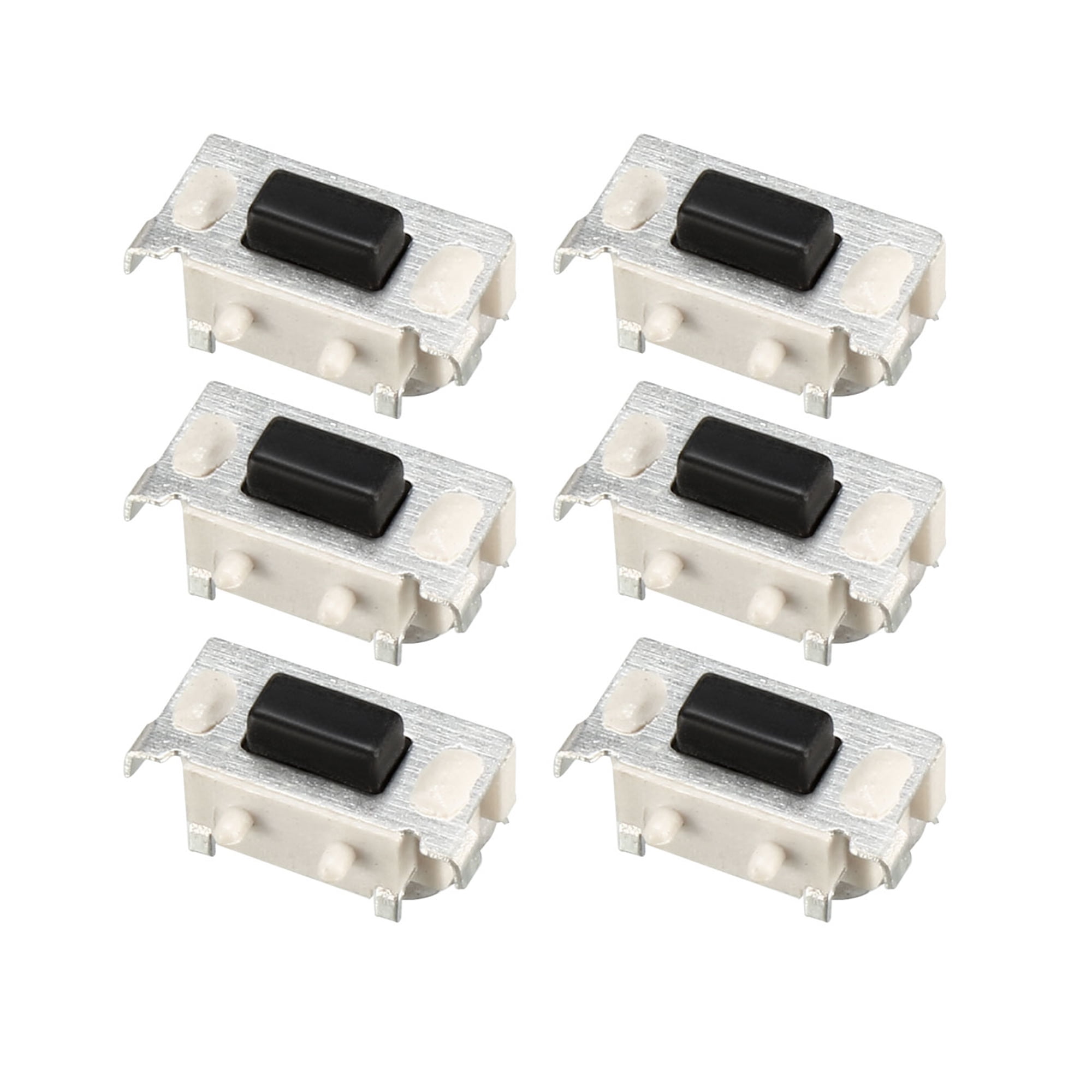 uxcell 10 Pcs 6 Pin PCB Light Touch Locking Latching Push Button Tact Tactile Switch 7 x 7 x 12mm