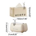 thumbnail image 3 of Tissue Paper Storage Container Spring Loaded Tissue Box Cover Facial Napkin Case Dispenser for Bathroom Home, 3 of 9