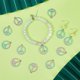 thumbnail image 4 of 30 colgantes de aleación con el símbolo de la paz y el amor, anillos de colores arcoíris con el símbolo de la paz, Hipop Charms, 4 of 7