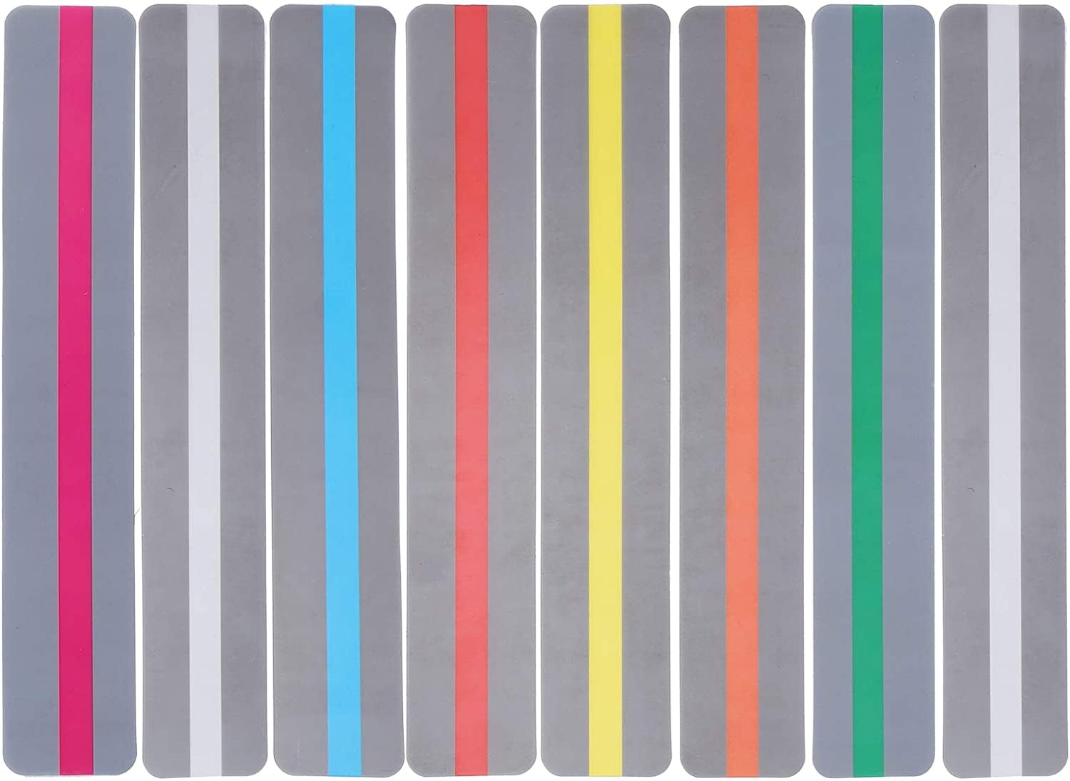 8Pcs Guided Reading Strips Highlight Strips Colored Overlay Highlight ...