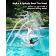 thumbnail image 6 of Pool Fountain - Dual Spray Water Fountains for Above Ground/Inground Pools, 2-in-1 Adjustable Waterfall Pool Sprinkler Fountain for Cooling (for in-tex & for Best-Way & Hay-Ward & Cole-Man), 6 of 8