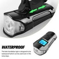 thumbnail image 3 of tssuouriy 300LM USB Rechargeable Bicycles Computer Flashlight Handlebar Speedometer Dimmable Head Light Safety Cycling Strong Brightness Black, 3 of 7