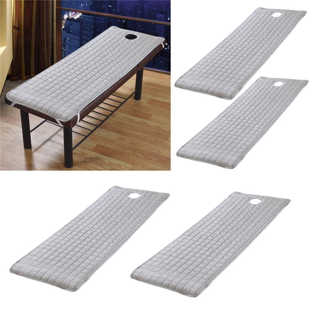 4 Piezas De Colchón De Cama De Para Salón De Belleza Con Orificio Para La Respiración Baoblaze Sábanas de colchón de masaje