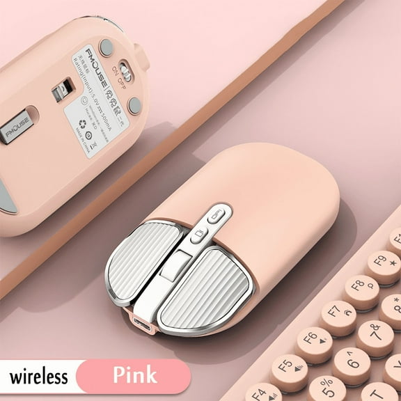 2.4Ghz Wireless Bluetooth Mouse Dual Mode USB Optical Mice Rechargeable Gaming Silent Mouse For Xiaomi PC Laptop Computer Office