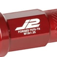 thumbnail image 3 of J2 Engineering LN-T7-034-125-RD J2 Engineering 7075 Aluminum M12 x 1.25 20 Pcs 50mm Open End Lug Nut Set with Adapter Red, 3 of 6