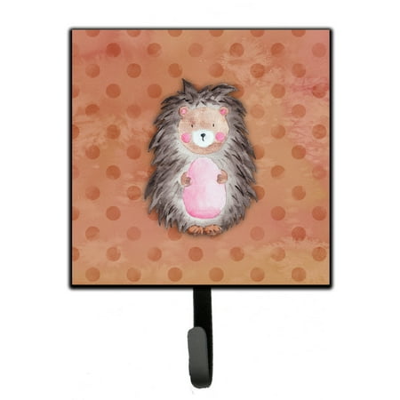

Carolines Treasures BB7378SH4 Polkadot Hedgehog Watercolor Leash or Key Holder 7Hx4.25W multicolor