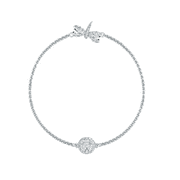 Swarovski REMIX COLLECTION DRAGONFLY STRAND, White, Rhodium -5520650