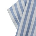 thumbnail image 5 of Women Tops Fashion Sawvnm Women Fashionable Imitation Striped Short Sleeved Casual Short Sleeved Collar With Half Open Button Up Shirt Top Tshirts for Women Blue XL, 5 of 7